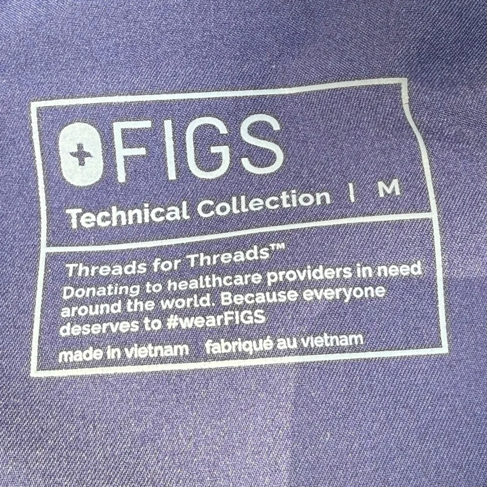 FIGS Tansen Jogger Scrub Pants Mens Medium Navy Blue MXXSW2004 Medical Uniform